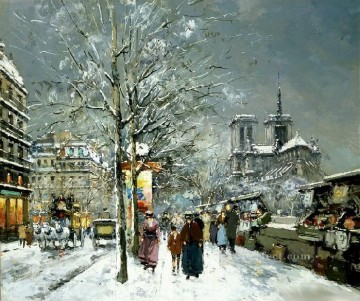 Landscapes Painting - yxj056fD impressionism scenes Parisian
